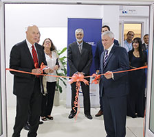 Michael Davies, CEO of ContinuitySA opens the new facility in Mauritius.